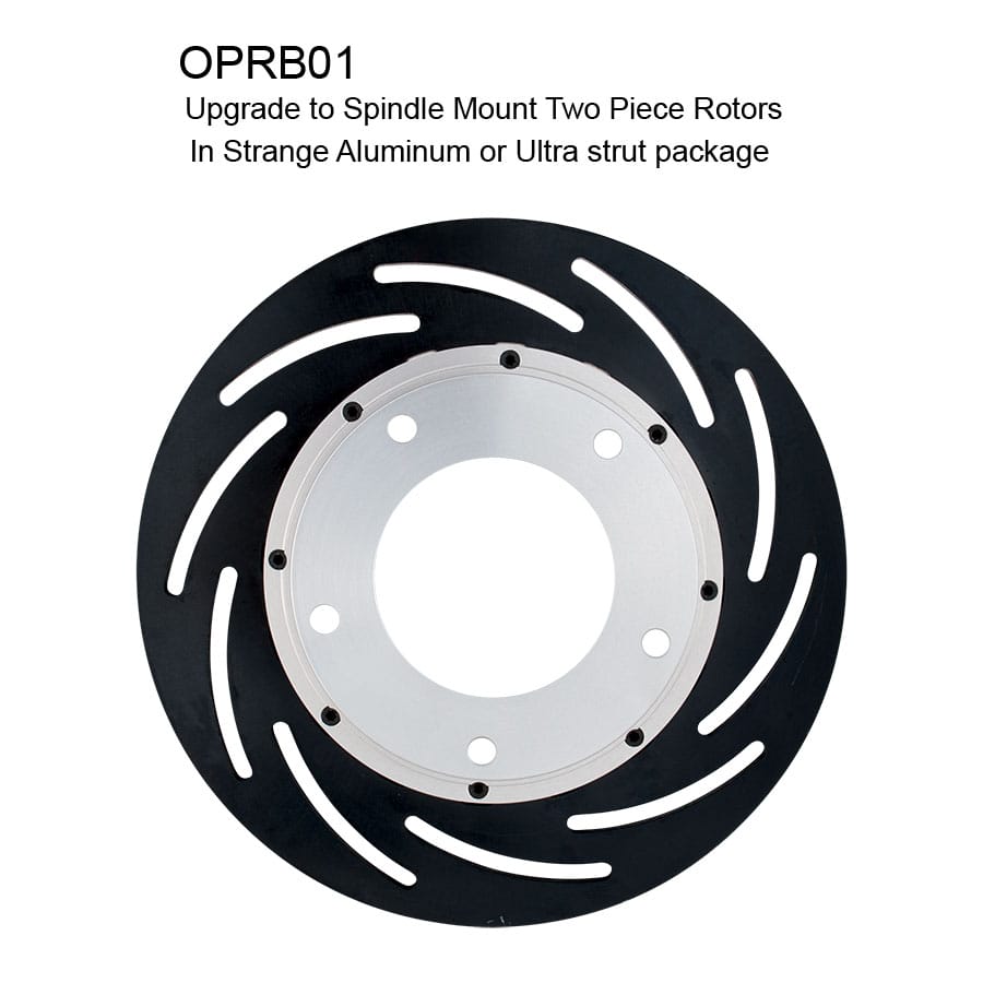 Strange Ultra Strut Package | Single Adjustable With L/W Steel Brake Kit | For Spindle Mount Wheels