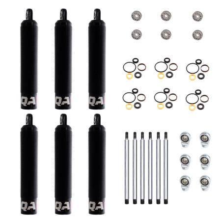 6Q5LD-DRY-6PK 6Q Non-Adjustable Dry Shock Six Pack, Twin Tube, 5in. Stroke, Linear Digressive