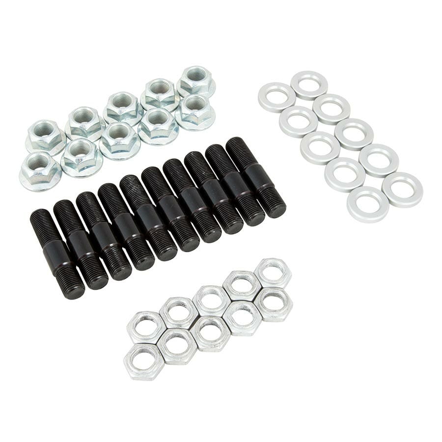 A1037S-5/8" Stud Kit with .875" Wide Shank  Includes Lug Nuts &amp; .250" Thick Washers
