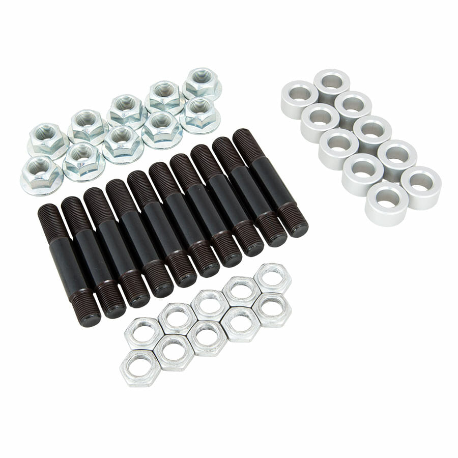 A1039L-5/8" Stud Kit with 1.500" Wide Shank  Includes Lug Nuts &amp; .688" Thick Washers