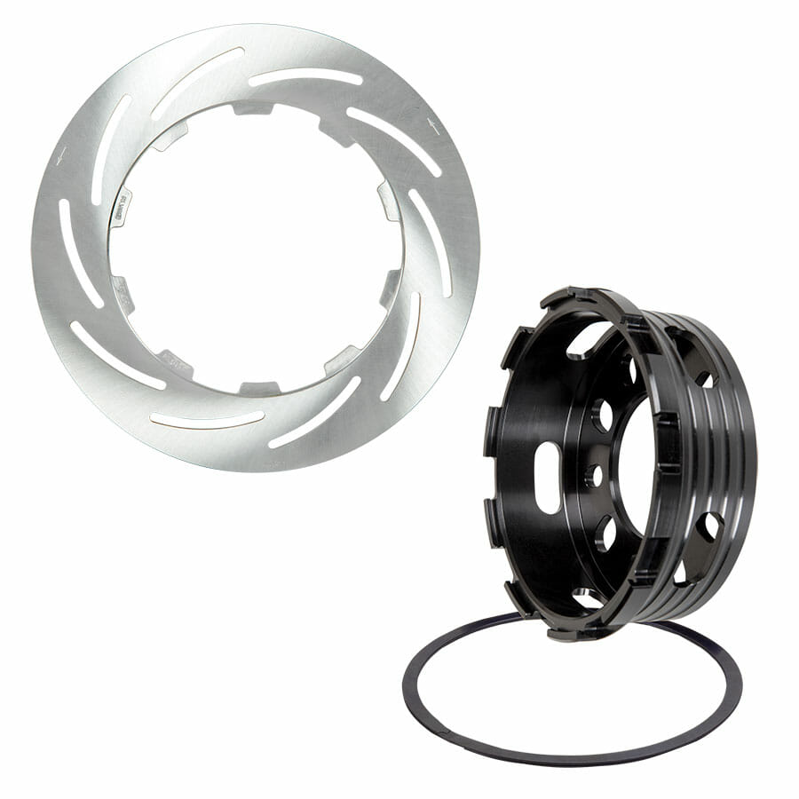 Pro II Stainless Dynamic Drive Mount Dual Rear Brake Kit  | For 3.150″ Symmetrical Housing Ends | Pro Series 2S Rotors, 4 Piston Billet Evolution 4 Calipers | & DTC-30 Semi Metallic Pads