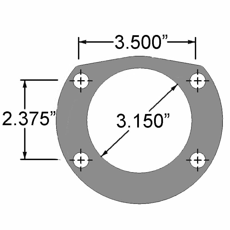 Axle Bearing Retainer Plate | For Big Ford Housing End