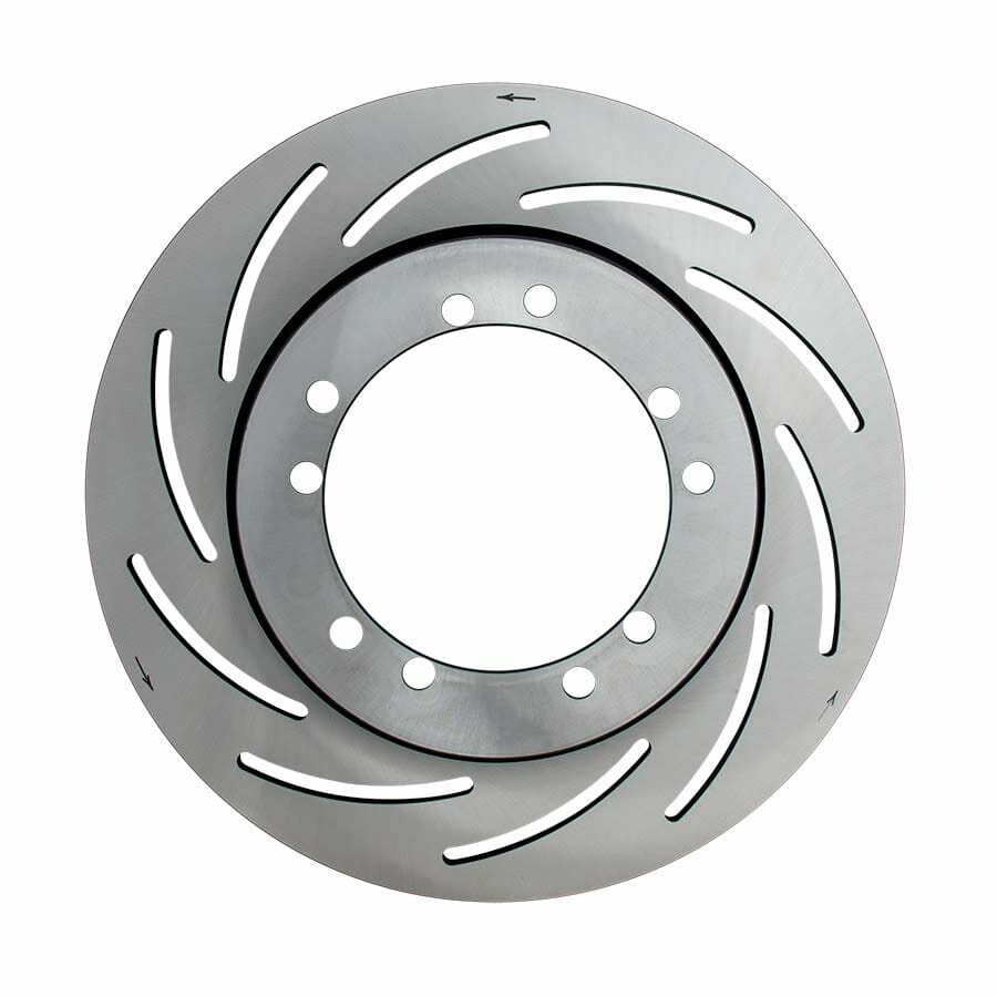 F1268-11 1/4" Slotted Steel Rotor  For Floater Kits Produced Before 2013  With 4 3/4" &amp; 5" Bolt Circles - Left Hand Side