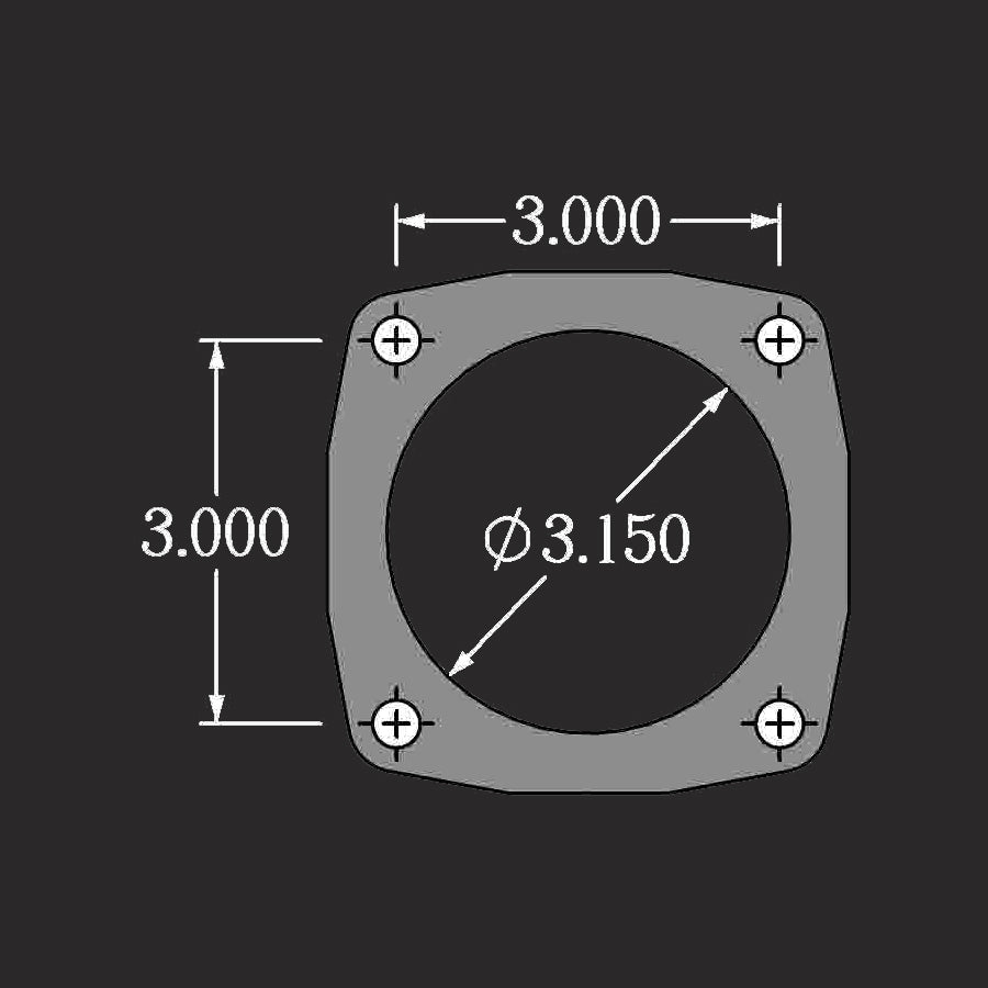 Housing Ends  Symmetrical – For 3.150″ OD Bearing