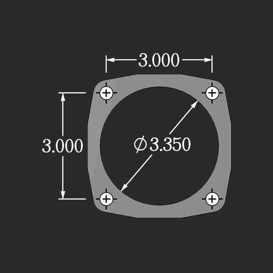 Housing Ends  Symmetrical 3.350″ – For 3 1/2″ Tubing