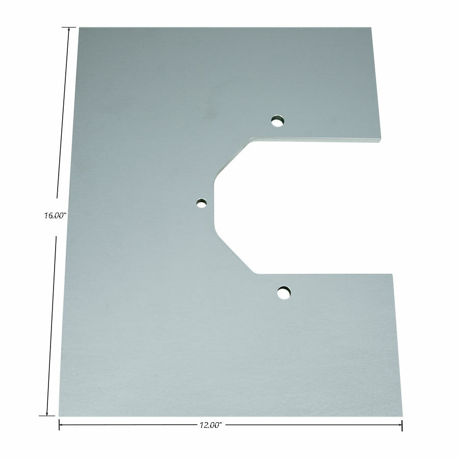 Mounting Plate – Blank | For Strange Aluminum Dragster / Altered Housing