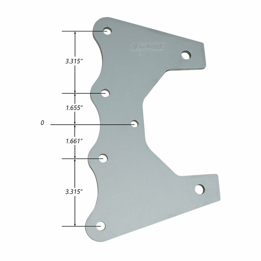 Solid Mounting Plate | For Strange Aluminum Dragster / Altered Housing