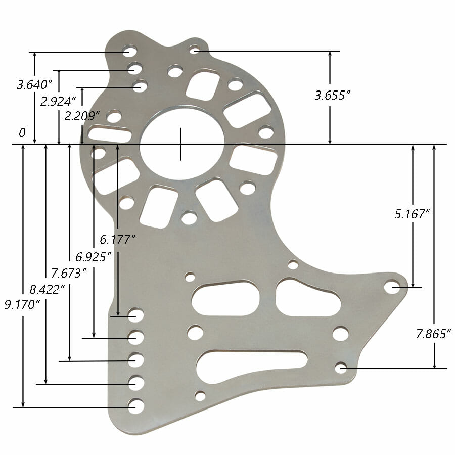 Heavy  Duty 4-Link Plate Set    For Aluminum Modular 4-Link  & Pro Mod Housing