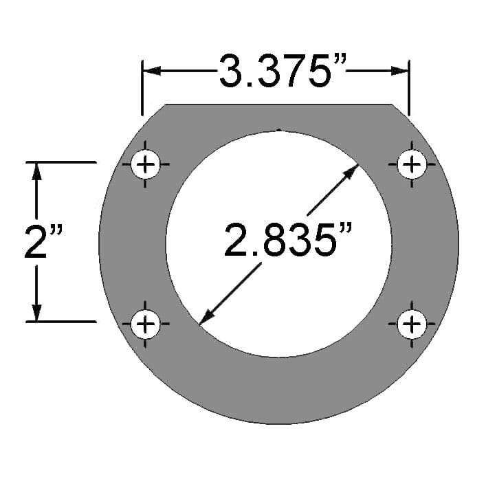 Axle Bearing With Locking Collar – Each  For Small Ford 2.835″ ID Housing End  Fits Axles With 1.5635″ Bearing Area