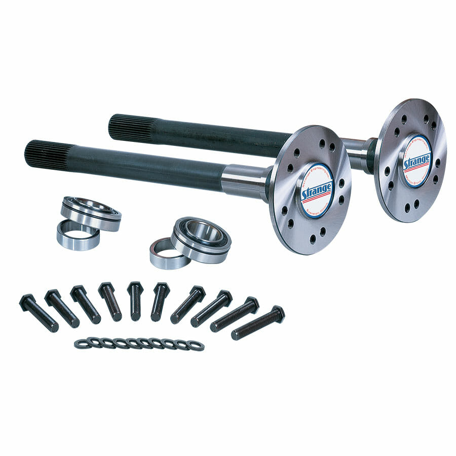 P1007-Strange Pro Race Axle Package  28, 30, 31, 33 or 35 Spline Axles  Axle Bearings &amp; 1/2" Studs
