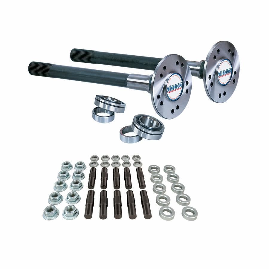 P100758-Strange Pro Race Axle Package  28, 30, 31, 33 or 35 Spline Axles  Axle Bearings &amp; 5/8" Stud Kit