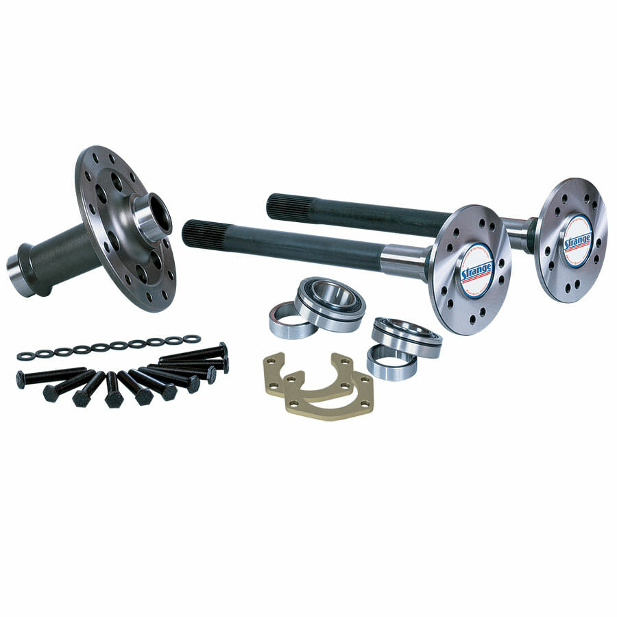 P2005-Strange Pro Race Axle &amp; Spool Package  33 or 35 Spline Axles, Lightweight Spool  Axle Bearings, Retainer Plates, &amp; 1/2" Studs