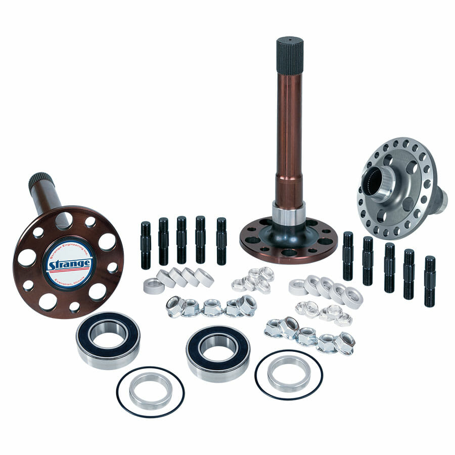 P2018-Pro Race Axle &amp; Spool Package  40 Spline Solid Axles  Lightweight Spool, 3.350" Axle Bearings, &amp; 5/8" Stud Kit