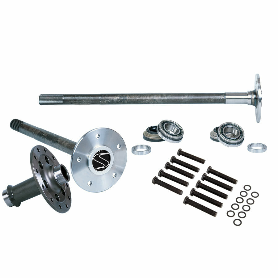P3502S-Strange 35 Spline Alloy Axle Package  With Spool, Axle Bearings, &amp; Wheel Studs