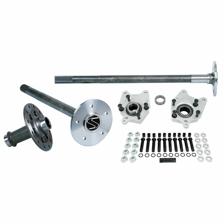 P3509F0558S-Strange Alloy Axle &amp; Spool Package  For 2005-2014 Mustang 8.8 Rear End  35 Spline Alloy Axles, Spool, C-Clip Eliminator Kit, &amp; 5/8" Stud Kit