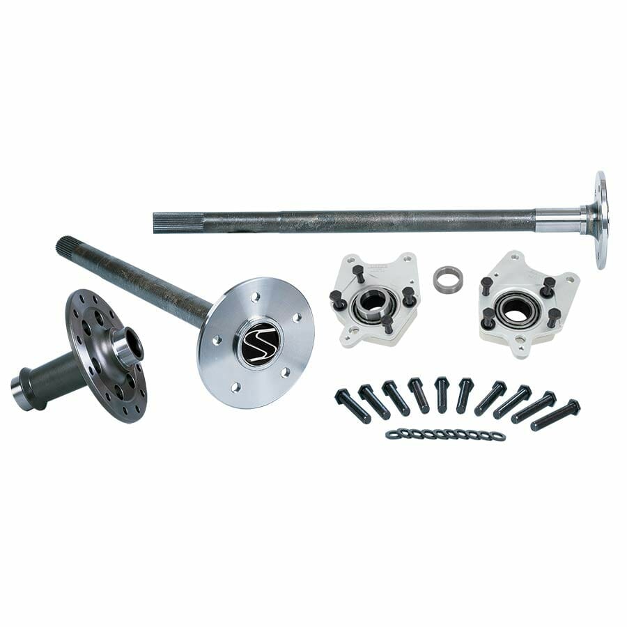 P3509F05S-Strange Alloy Axle &amp; Spool Package  For 2005-2014 Mustang 8.8 Rear End  35 Spline Alloy Axles, Spool, C-Clip Eliminator Kit, &amp; Wheel Studs