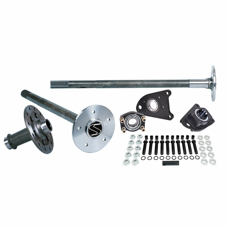 P3509F9458S-Strange Alloy Axle &amp; Spool Package  For 1994-2004 Mustang 8.8 Rear End  35 Spline Alloy Axles, Spool, C-Clip Eliminator Kit, &amp; 5/8" Stud Kit