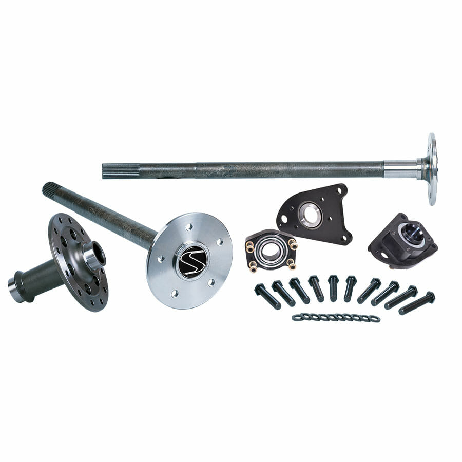 P3509F94S-Strange Alloy Axle &amp; Spool Package  For 1994-2004 Mustang 8.8 Rear End  35 Spline Alloy Axles, Spool, C-Clip Eliminator Kit, &amp; Wheel Studs