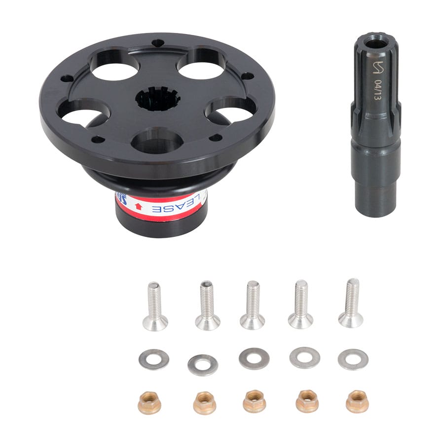 Steering Wheel Quick Release Hub | For Door Car With Five Bolt Hole Wheel | No Horn Button