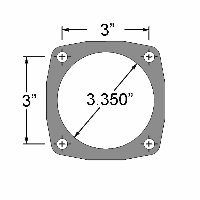 Strange Pro II Rear Brake Kit | For 3.350″ Symmetrical Housing Ends | 2 Pc Rotors, 4 Piston Calipers & DRM-35 Metallic Pads
