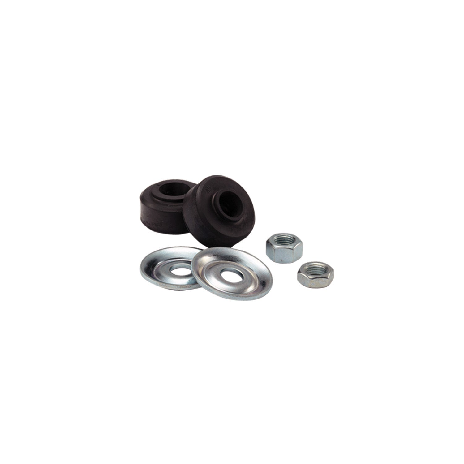 SHOCK STUD BUSHING KIT, W/ JAM NUT